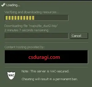 CS 1.6 server hızlı indirme sistemi kullanımı