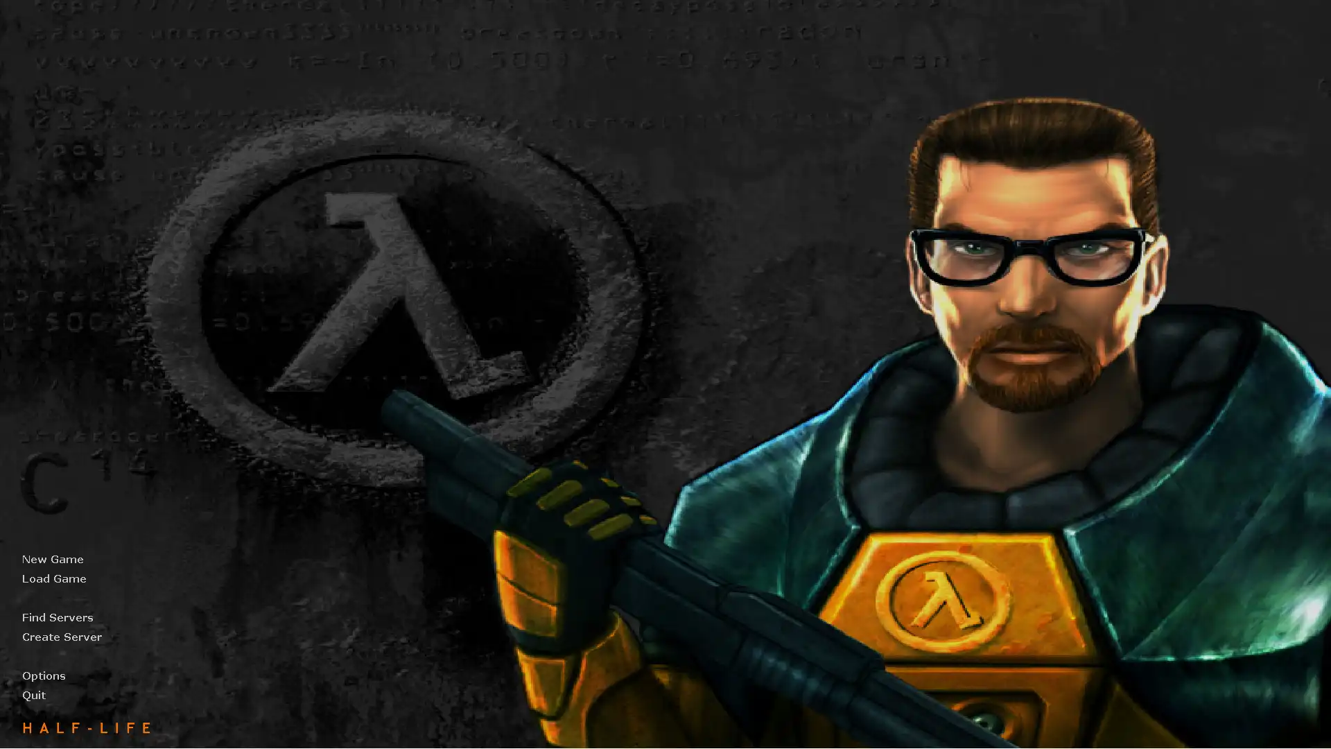 half life giriş menüsü resmi
